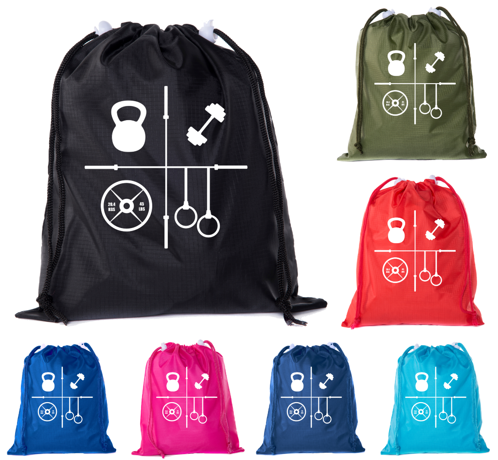 Extreme Fitness Bags, Powerlifting Drawstring Backpacks, Mini Gym Cinch
